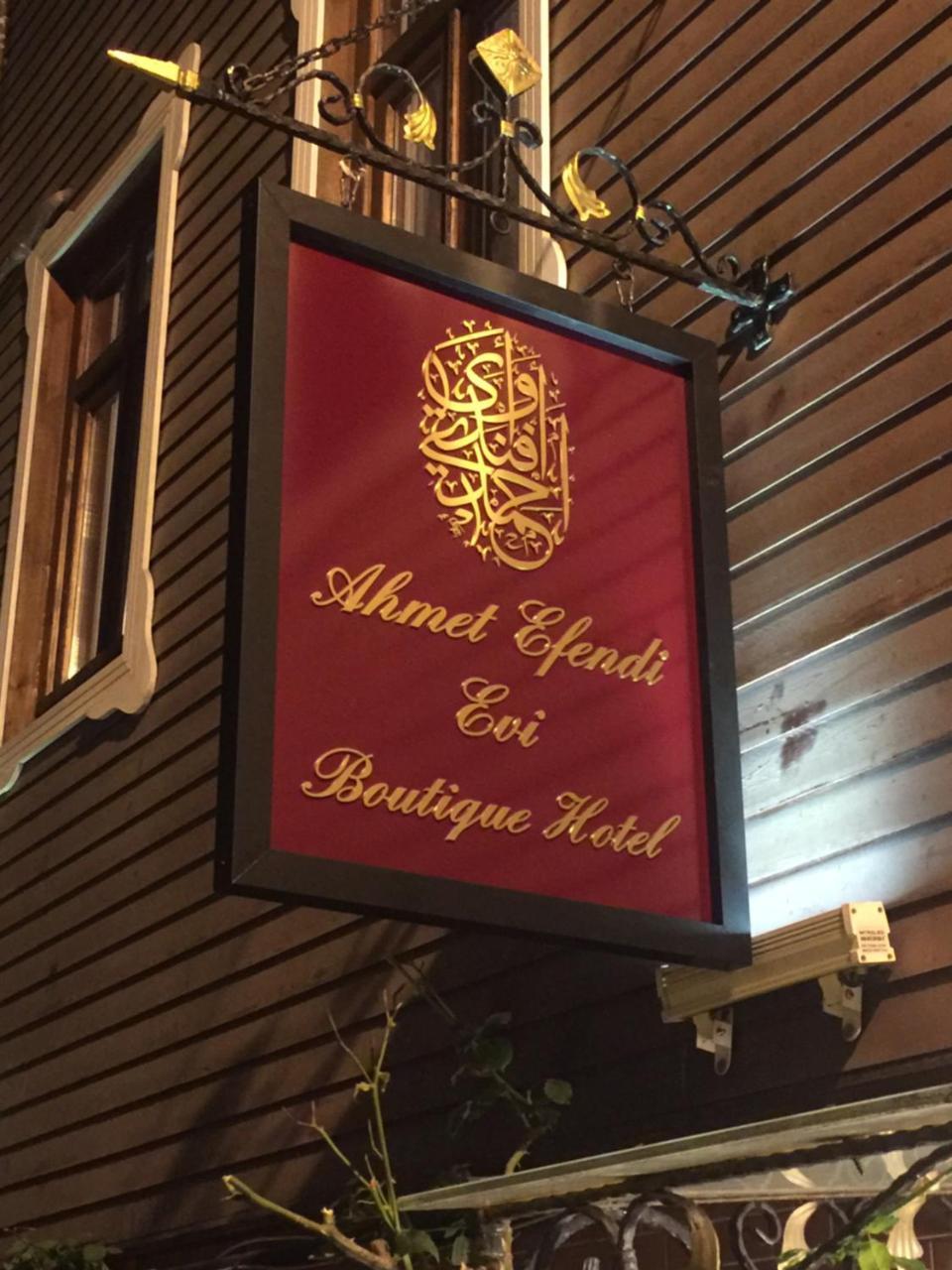 Ahmet Efendi Evi Hotel Isztambul Kültér fotó